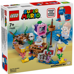 Klocki LEGO 71432 Przygoda Dorriego we wraku  - zestaw uzupełniający SUPER MARIO